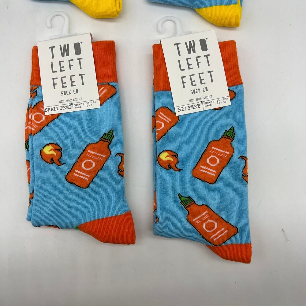 Two Left Feet Bundle of 4 Pair Funny Socks - Picture 2 of 5